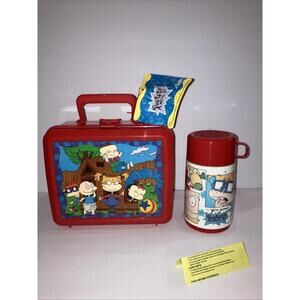 Vintage 1997 NEW NICKELODEON RUGRATS ALADDIN LUNCHBOX W/Thermos NEW W\TAGS